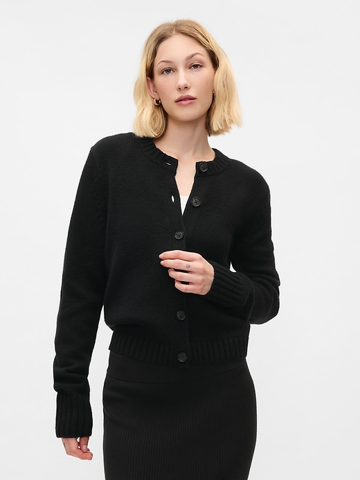 Image number 1 showing, CashSoft Crop Cardigan